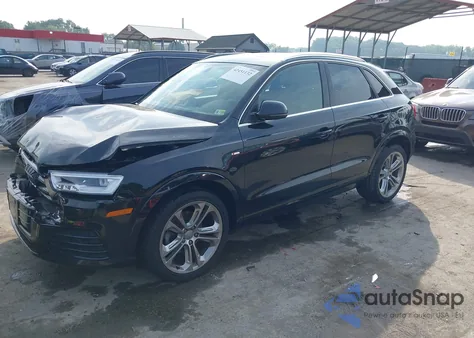 2018 Audi Q3 Premium Plus z USA, uszkodzony, nr VIN WA1JCCFS1JR013403